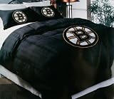 Boston Bruins Applique Full-Twin Comforter Set with Shams