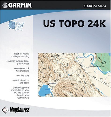 GARMIN 010-10448-00 US Topo 24K National Parks West Region CD