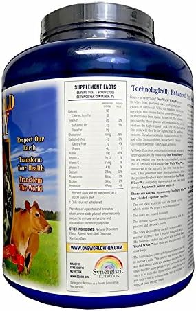One World Whey - Chocolate 5 LB - New and Improved, Technologically Enhanced Protein Formula