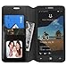 Alcatel One Touch Fierce XL Phone Case , The Smart Choice (Tm) Wallet Case Pouch Cover Fold Stand Case Premium Leather Wallet Flip Case Pu Leather with Card Slots(black)