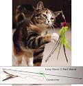 Da Bird Interactive Feather Cat Toy - Easy Store / Pull Apart Rod