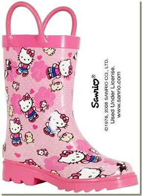 Western Chief - Toddler/Little Kid Hello Kitty Puppy Rain Boots