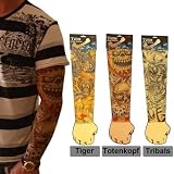 Tattoo Ärmel - Tattoo Armling -3er Pack - Trio