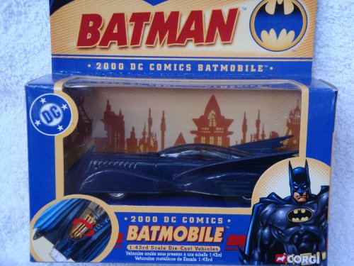 Corgi DC Comics 2000 Batmobile 1:43 Scale Detailed Diecast