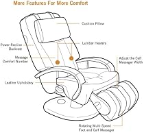 Human Touch HT-7120 Robotic Massage Chair, Black Leather