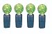 GKI Bethlehem Lighting 35- Light Faceted Berry FLEXCHANGE LED Green Mini Christmas Light Set