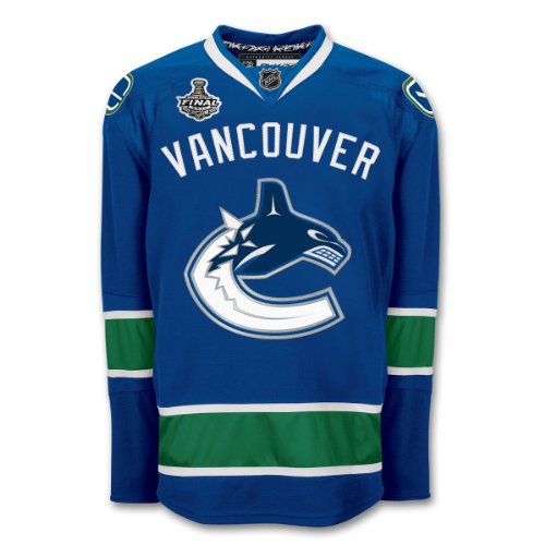 Vancouver Canucks Reebok Premier Home Authentic NHL Hockey Jersey