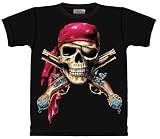 The Mountain Skull & Muskets Men's Black T-shirt