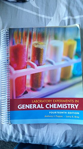 Laboratory Experiments in General Chemistry