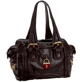 Marc by Marc Jacobs Bombay Satchel,Deep Plum,one size
