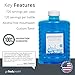 Mouthwash Refill of 6 Bottles & 720 Cups - Alcohol-free - Six 1.5 Liter Mouthwash Bottles and a Box of 720 Cups.
