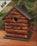 Log Cabin Birdhouse