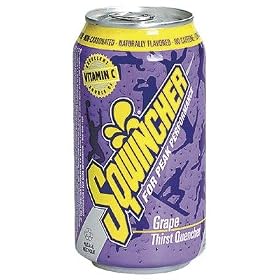 Sqwincher 100102-GR Grape Flavor 12 oz Ready-To-Drink Can (Case of 24)