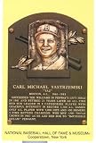Carl Yastrzemski National Baseball Hall of Fame Postcard