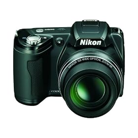 Nikon L110 Digital Camera - Black (12.1MP, 15x Optical Zoom) 3 inch LCD