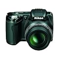 Nikon L110 Digital Camera - Black (12.1MP, 15x Optical Zoom) 3 inch LCD