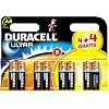 Duracell Ultra MX1500 Alkaline AA Batteries - 8-Pack