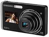 Samsung ST500 Digitalkamera (12 Megapixel, 5-fach Zoom, 7,6 cm (3 Zoll) Touchscreen, Front Display mit 1,5“,, Bildstabilisierung) silver - 