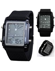 Mokingtop Fashion New Womens Mens Digital LED Sport Quartz Date Alarm Wrist Watch Chronograph