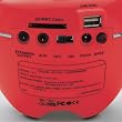Speakal iPom 2.1 Stereo Speaker with 12W Subwoofer for MP3 Players (Red)