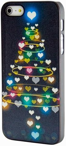 INASK Merry Christmas tree luminous effect fluorescent glow in the dark Effect Back Cover Heavy duty for iPhone 5 5G 5S & free LCD Film Gift!!