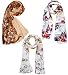 Weavers Villa (Set Combo of 3 Scarves) Soft PolyCotton Fashion Trendy Women