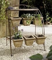 Big Sale Outdoor Metal Plant Stand - Plant Stand for Outdoor or Greenhouse, Two Tiers Product SKU: PL221583