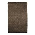 Contemporary Home Bath Rug - Dark Roast Brown (20x34")