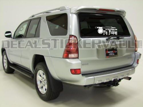 I'd Rather Be Fishing Decal Sticker Fly Fishing Trout Stream Fisherman