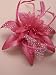 Ladies Pink Shoes Ladies Pretty Pink Flower Fascinator with Chiffon Flower and Feather Tendrils Detail set on neat clear ribbon bound Comb