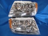 1999-2004 JEEP GRAND CHEROKEE HEADLIGHT GRAND CHER 99-04 LIMT COMPLETE SET: LEFT & RIGHT HEADLAMP ASSEMBLIES