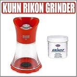 Kuhn Rikon Vase Seasoning Grinder Red With Grinder Cleaner