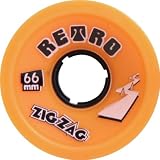 Retro Zigzags 66mm Longboard Wheels (Set of 4)