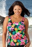 Beach Belle® Montego Bay Tankini Top - Women's Swimsuit Plus Size Swimsuit