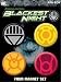 Green Lantern Blackest Night Evil 4 Piece Round Refrigerator Magnet Set