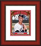 Framed Ted Williams Photograph - Cherry Double Mat