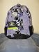 Athletech Girl's Purple Floral Skateboard Backpack