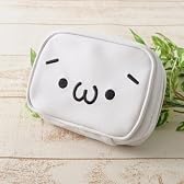 フリーケース★カラビナ付き 【お馴染みの顔文字♪】ショボーン(´・ω・｀) 【シガレットケース】【タバコポーチ】【ミニポーチ】【デジカメケース】【ポーチ】