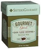 Sisters' Gourmet Inc. GG Dark Fudge Brownie Mix, 11-Ounce Boxes (Pack of 4)