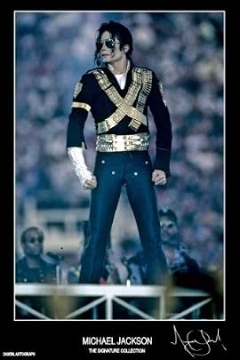 Michael Jackson signed autograph print - HALF PRICE