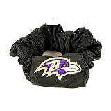 Baltimore Ravens Black Hair Scrunchie - Hair Twist - Ponytail Holder
