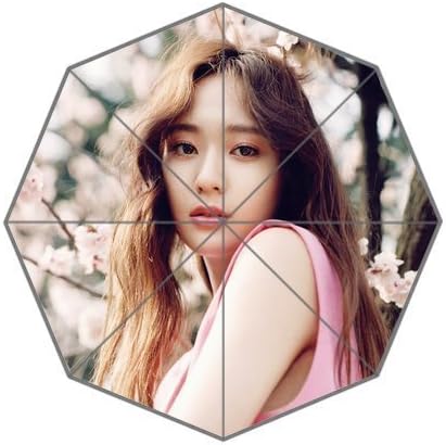 Jessica Snsd Kpop Girl Singer Beauty Custom Fashion Design Printed Auto Foldable Sun Rain Anti-UV Umbrella