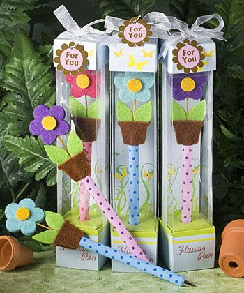 Spring Theme Flower Pen Wedding Favors, 18