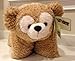 Disney Parks Duffy Bear Reversible Pillow Pal Pet