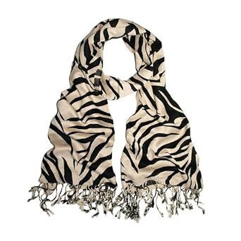 Elegant Zebra Animal Print fashionable Men scarves
