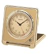Seiko Travel Alarm Clock Ultra Thin Gold-Tone Case