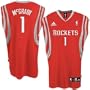 adidas Houston Rockets #1 Tracy McGrady Youth Red Swingman Jersey