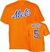 New York Mets David Wright Alternate Orange Jersey T-ShirtLarge