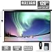 Motorized Projector Screen - Indoor and Outdoor Movies Screen Electric Projector Screen W/Remote Control (120 inch)