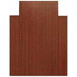 Anji Mountain Bamboo Chairmat & Rug Co. 36-Inch-by-48-Inch Roll-Up Bamboo Chairmat, Dark Cherry